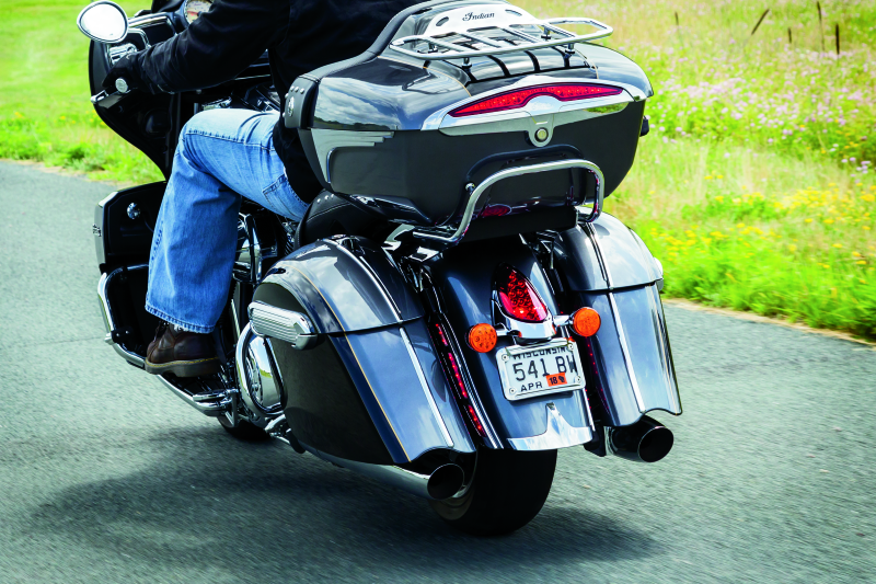 Kuryakyn LED Curved License Plate Frame for Indian Motorcycles - Chrome, Part 5699