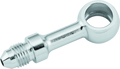 Twin Power Stainless Brake Fitting 7/16 Inch x AN3 Straight Banjo Adapter for Harley Brake Systems