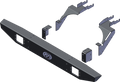 KFI Polaris General 1000/ XP/ XP 4 Bumper Rear Formed with Cut-Outs and Black Texture Finish