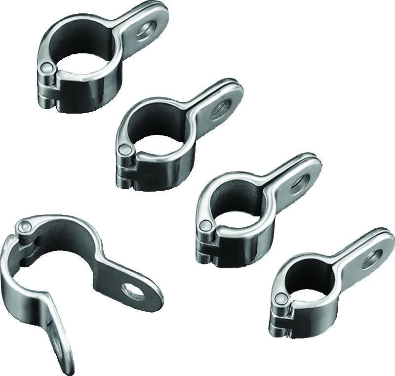 Kuryakyn Magnum Quick Clamp 1-1/2 inch Chrome for Powersports Vehicles