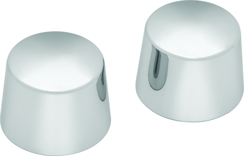 Kuryakyn Chrome Front Axle Nut Caps for Harley Davidson Touring Models