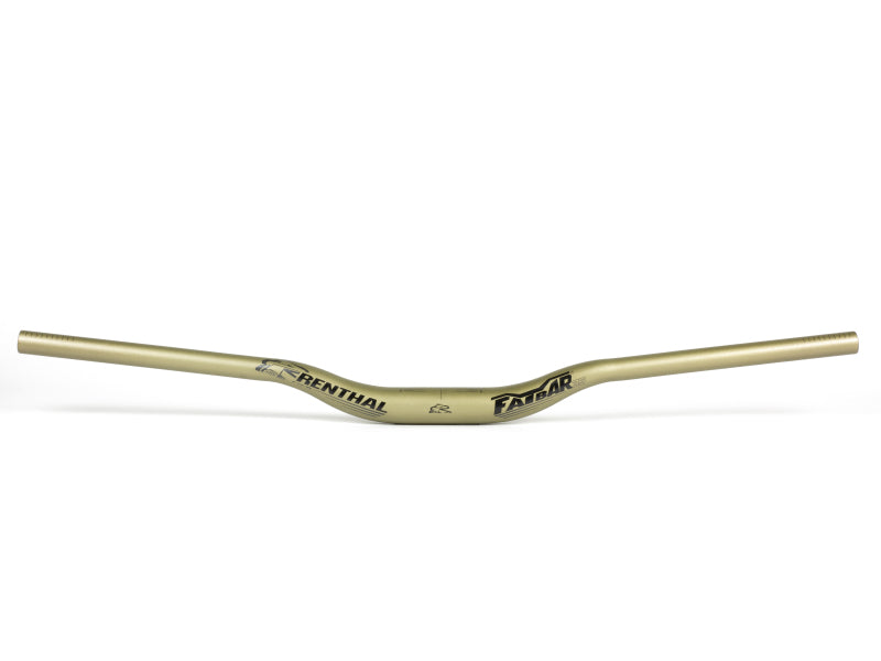Renthal V3 Fatbar 35 30mm Aluminum Handlebar in Gold for Powersports