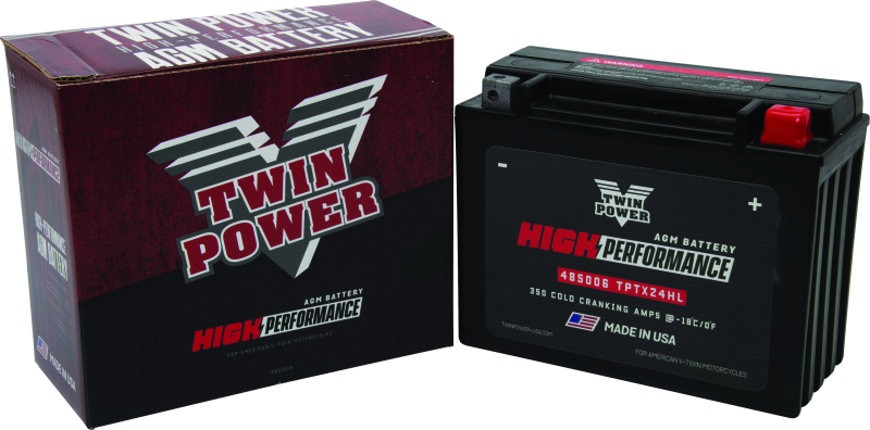 Twin Power YTX-24HL High Performance AGM Battery for Harley Davidson – Made in USA