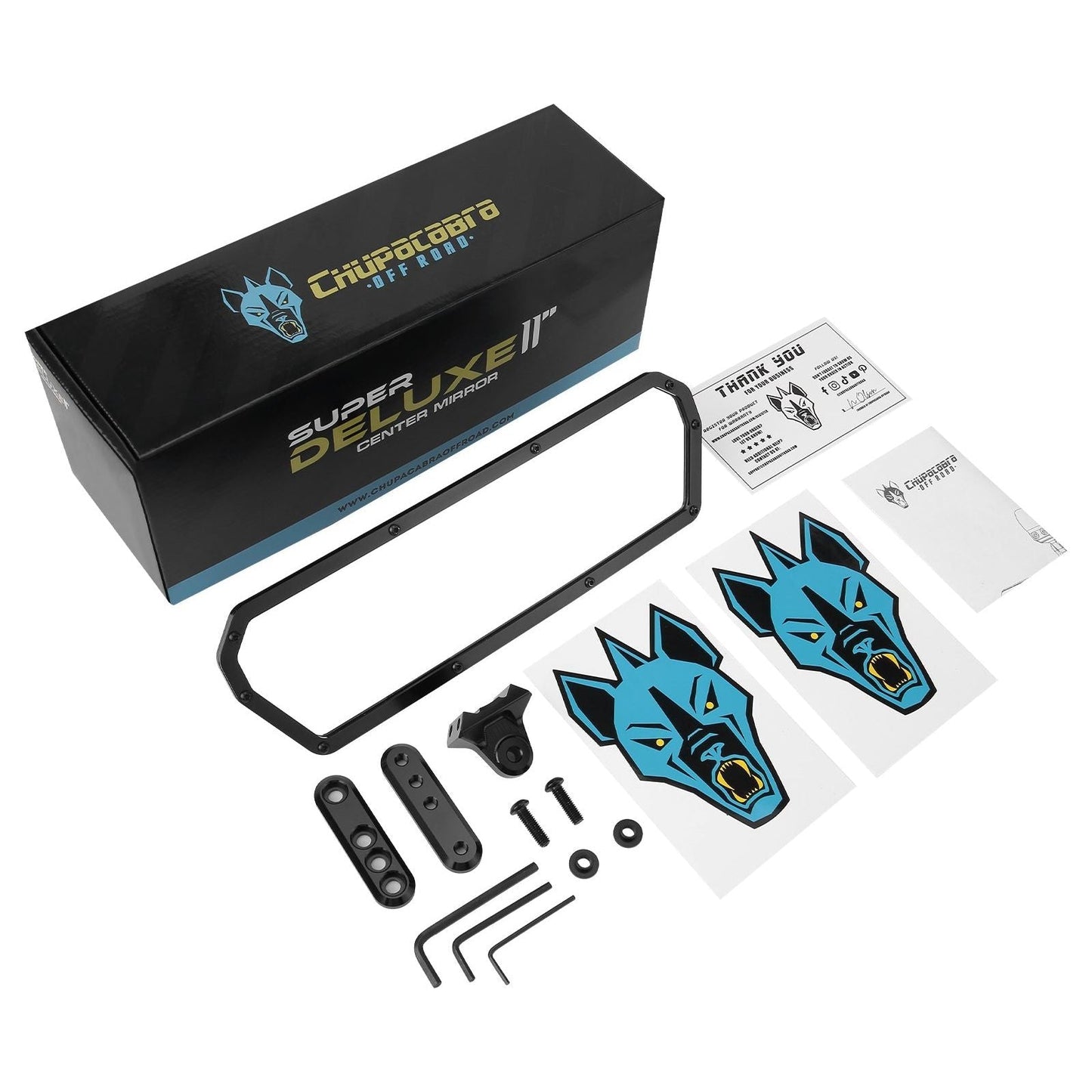 Super DELUXE 11" Offroad UTV Center Rearview Mirror