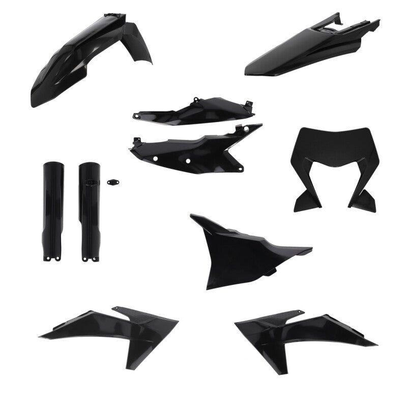 Acerbis 24+ KTM Full Plastic Kit for 2024-2025 Models - Black