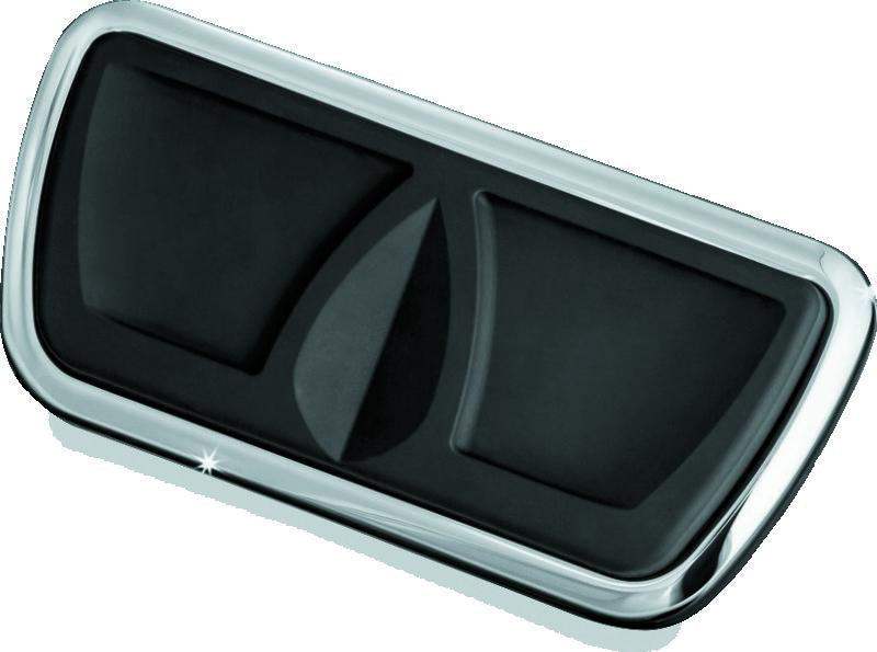 Kuryakyn Kinetic Chrome Brake Pedal Pad for Powersports Vehicles (Part #4310)