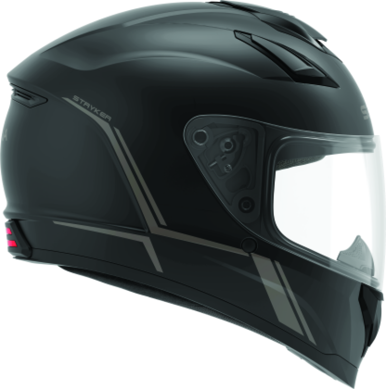 Sena Technologies Stryker Bluetooth Helmet with Mesh Intercom – Matte Black, Medium
