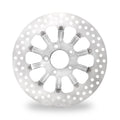 Performance Machine 0133-1802RELS-CH Chrome Rear Right Disc and Carrier for Powersports Vehicles