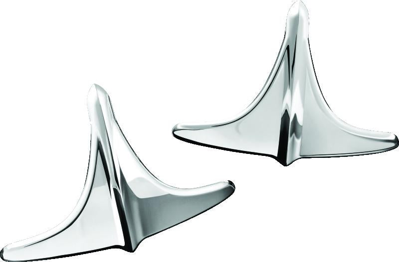 Kuryakyn Rear Fender Accents Leading Edge Chrome for Harley Davidson Trikes - Part 7217