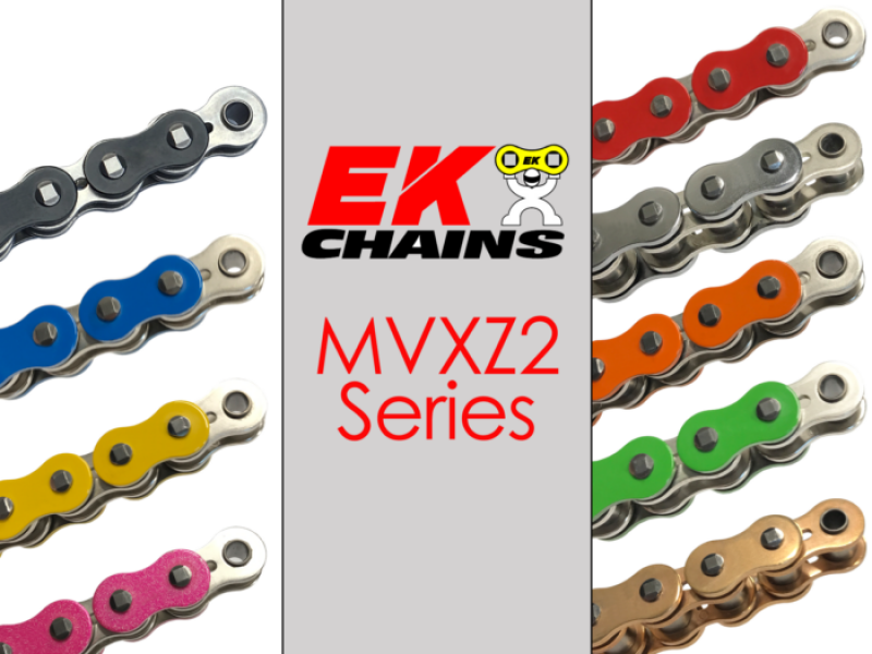 Vortex Racing EK 520 MVXZ2 Quadra-X Ring Chain for 1000cc Street and 750cc Dirt Bikes