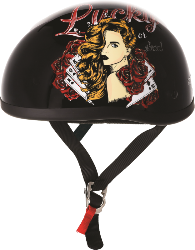 Bikers Choice Skid Lids Lucky Lady Original Helmet - XS