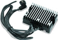 TwinPower 89-99 Big Twin Voltage Regulator for Harley Davidson — Black Finish, 32 Amp Replacement Part
