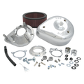 S&S Cycle 106-2091 High Flow Teardrop Air Cleaner Kit for Harley Davidson Tri-Glide and CVO Models - Chrome