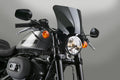 National Cycle Mohawk Windshield for 52-56 mm O.D. Motorcycles - Dark Tint with Black Hardware and Straight Bracket