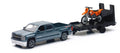 New Ray Toys Chevy Silverado Pickup with Dirt Bike – 1:43 Scale Model