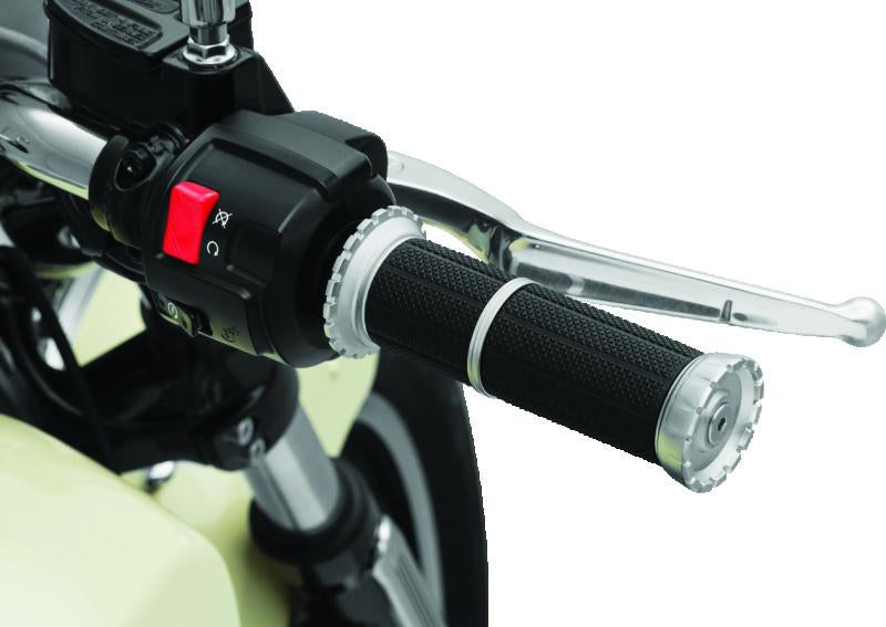 Kuryakyn Riot Grips Scout Silver - Premium Motorcycle Handlebar Grips for Indian Scout Models