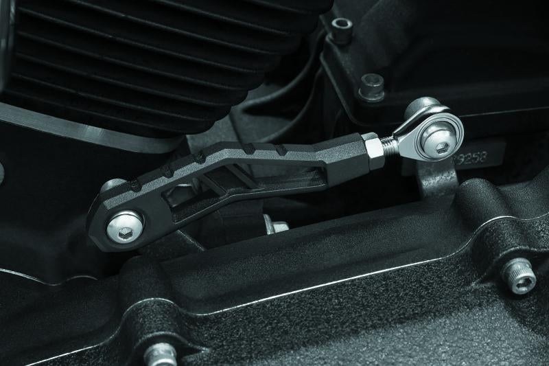 Kuryakyn Riot Shift Linkage for Dyna Models with Mid-Controls – Satin Black (Part #3571)