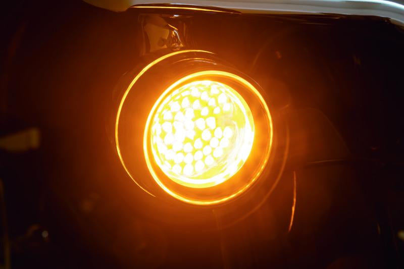 Kuryakyn Luminez L.E.D. Front Turn Signal Insert 1157 Amber for Harley-Davidson