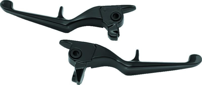 Kuryakyn Trigger Lever Set 2017-2020 Touring Models - Gloss Black