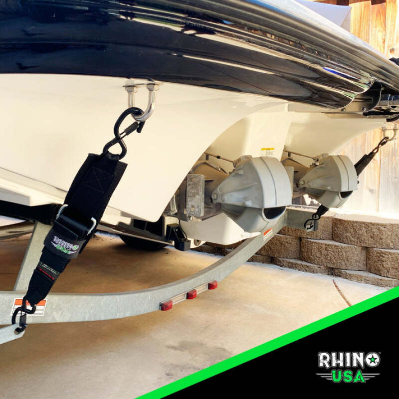 Rhino USA Transom Straps for Boat Trailer (Pair) - Model RNO-TRNSM-STRPS