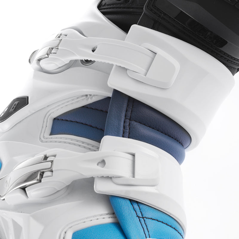 Gaerne SG12 Limited Edition Motocross Boot Size 12 - Black, White & Carolina Blue