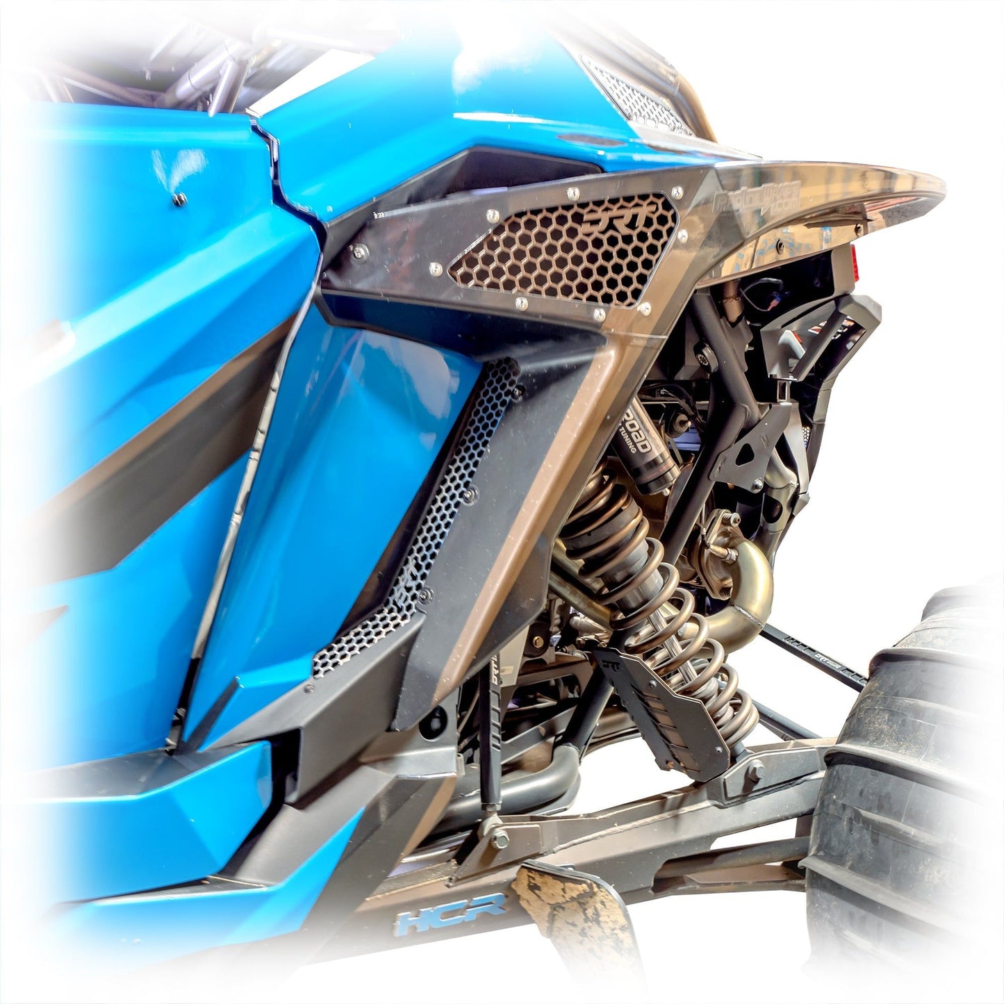 Polaris RZR Pro / Turbo R Aluminum Rear Fender Screen Set