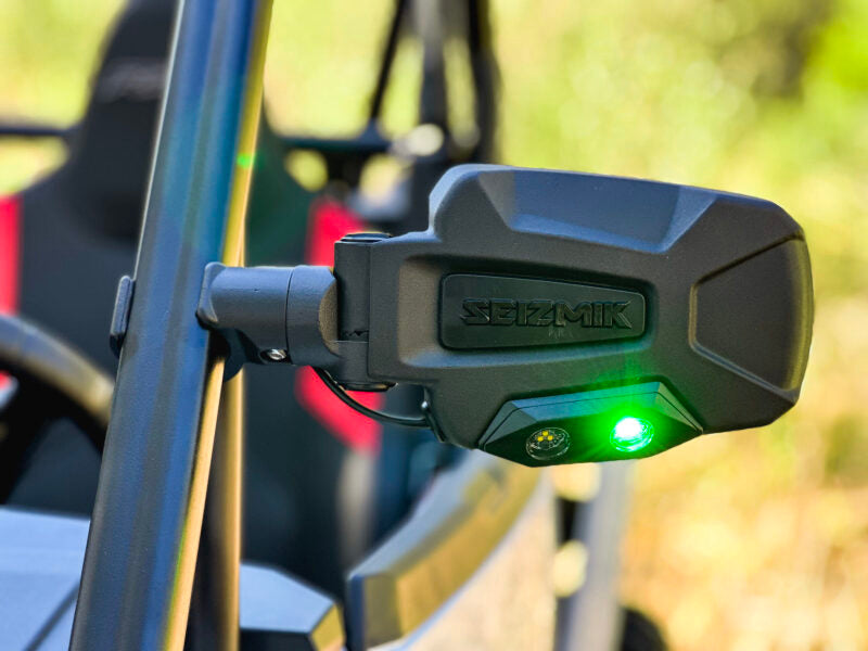 Seizmik Pursuit Night Vision LED Sideview Mirror with Adjustable ROP Clamp for Polaris, Arctic Cat, Kymco, and Can-Am UTVs Part #56-18111