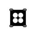 Cometic Gasket Holley 4 BBL .060 Inch Fiber Carburetor Mounting Gasket - 4 Hole, 1.750 Inch Holes
