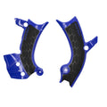 Acerbis 23+ Yamaha YZ450F Frame Guards - X-Grip in Blue and Black