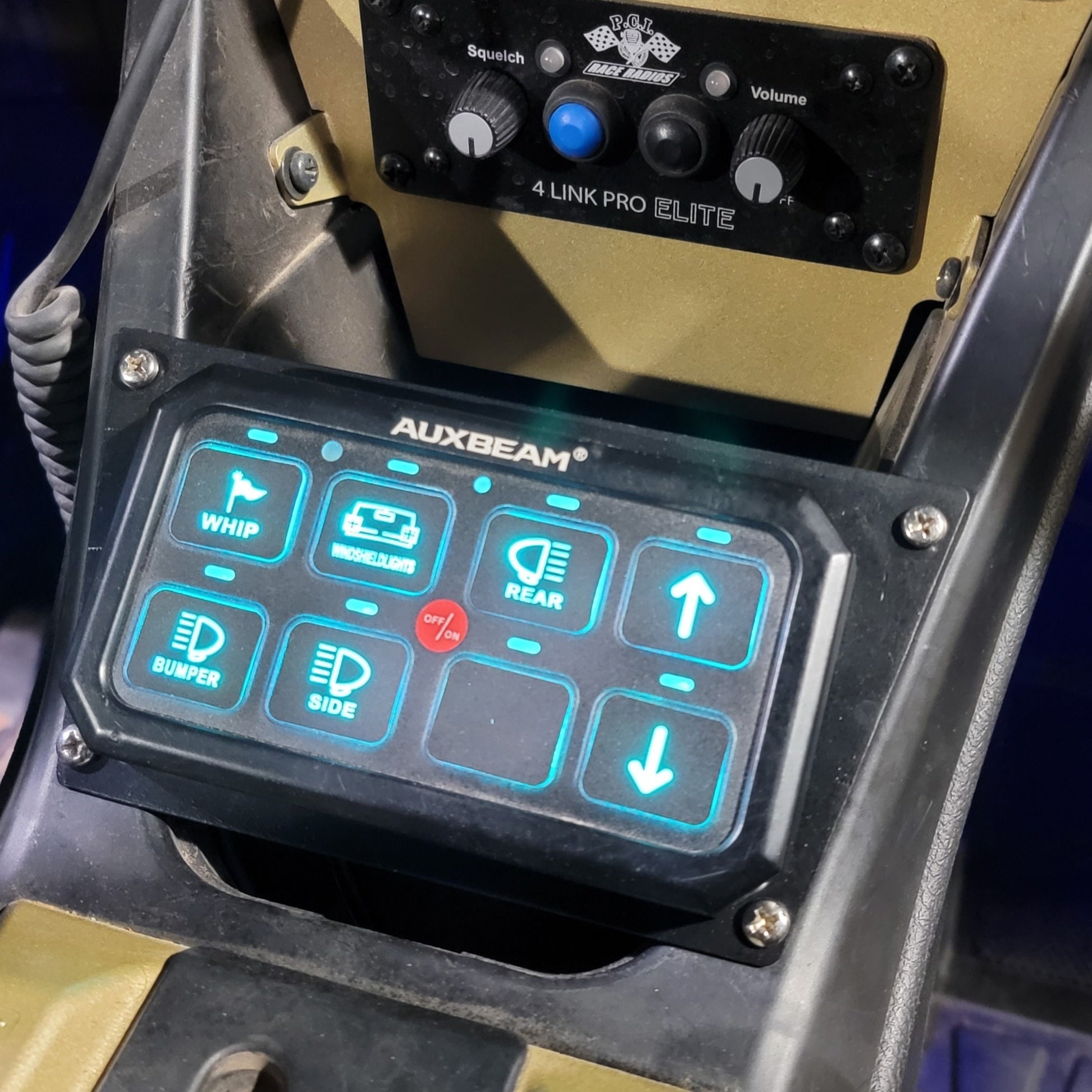 RZR Pro XP Pro R Tubro R Switch Panel Mount for Auxbeam and Switch Pros