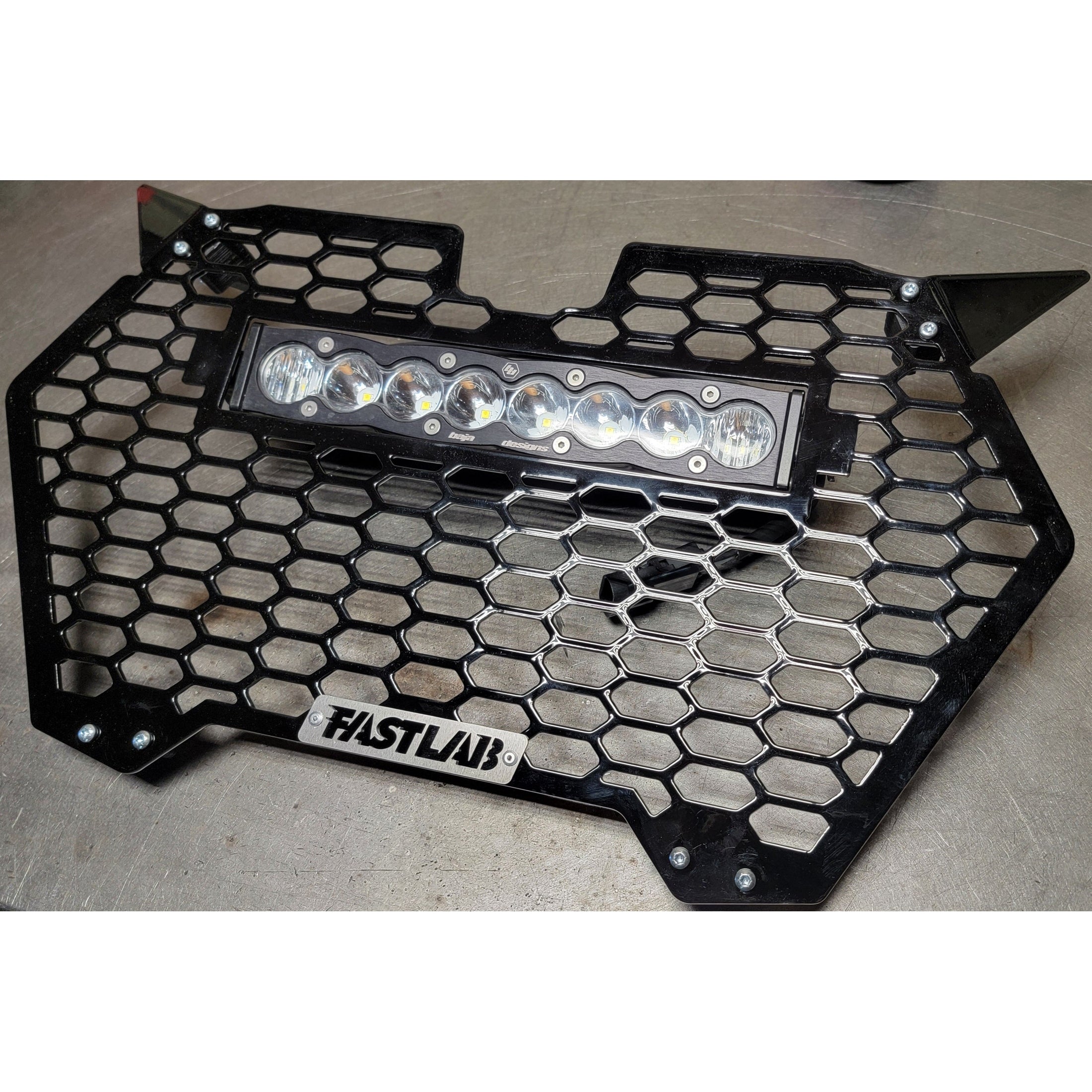 FastLab Can-am Maverick R Grill with S8 Light Bar
