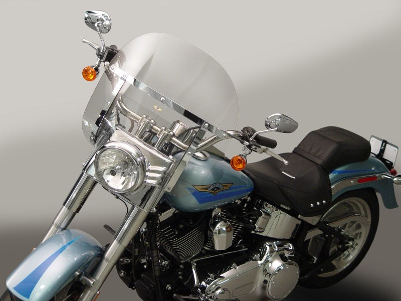 National Cycle Heavy Duty Windshield for Harley-Davidson, Honda, Indian, Kawasaki, Suzuki, Yamaha - Part N2270