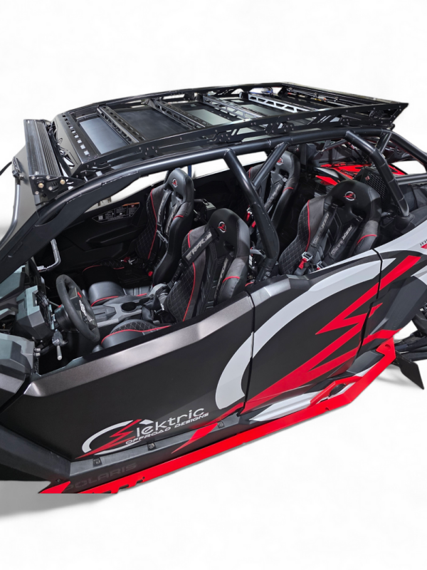 Elektric Off Road Polaris RZR Pro R Roof Rack for 2025+ Models – Heavy-Duty Aluminum Cargo Carrier with E-Track Compatibility