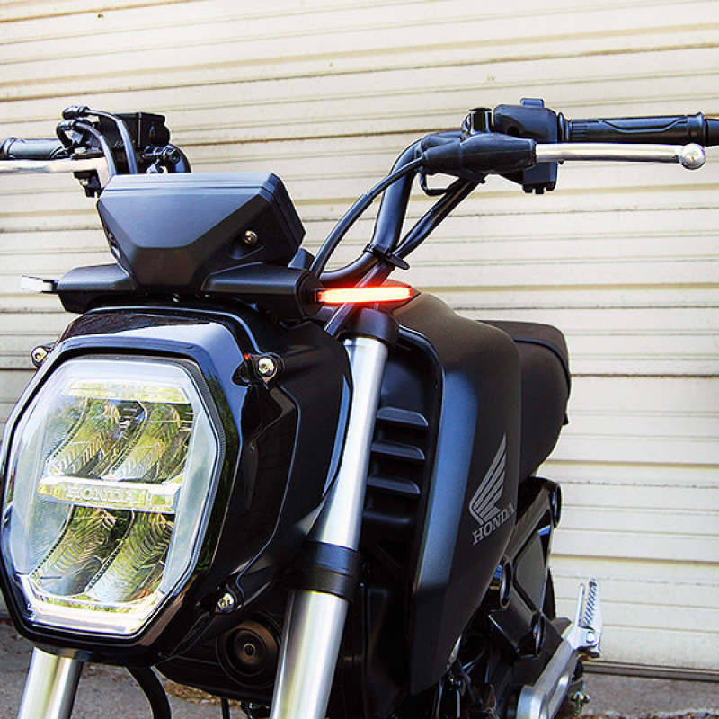 New Rage Cycles Honda Grom Front Turn Signals - Model GROM-FB-21