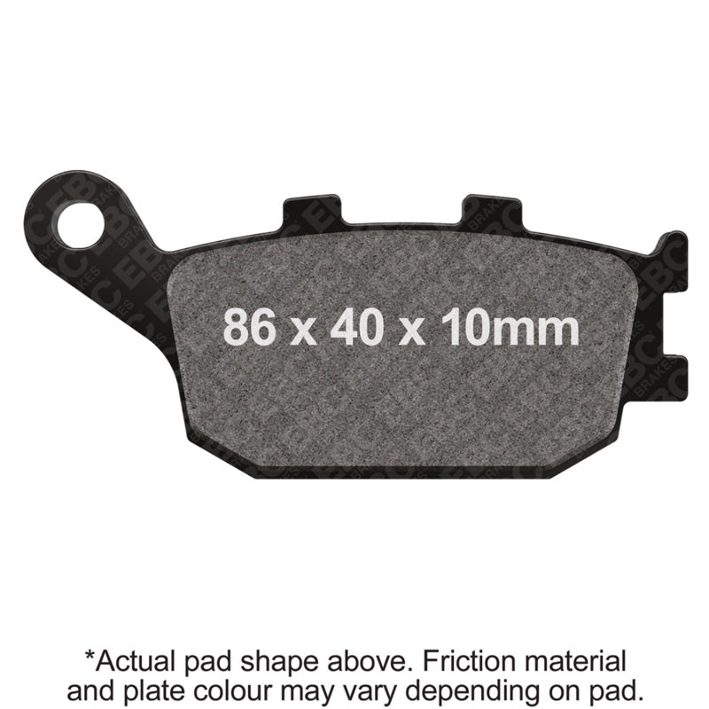 EBC Powersports FA174V Vee Semi-Sintered Brake Pads for Honda CB and Shadow Models