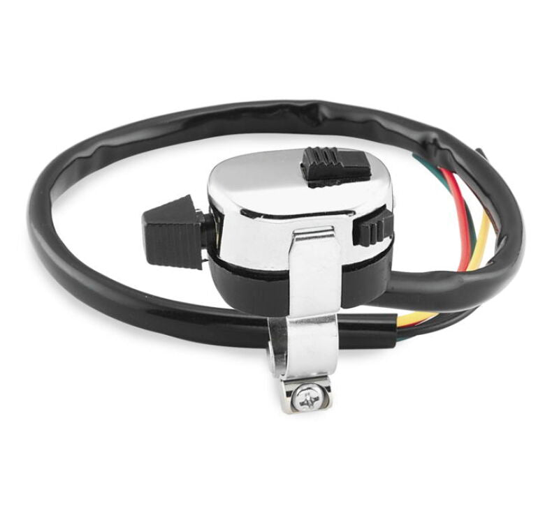 TwinPower Custom Handlebar Switch with 3-Way Headlamp Dimmer and Horn Button for Harley XL and Big Twin