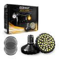 XKGLOW XK1157B-WA-S Motorcycle Front LED Turn Signal Kit with Smoked Lenses