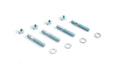 Cometic Gasket Carburetor Studs 2 Inch Zinc Plated - Set of 4 with Washers and Nuts