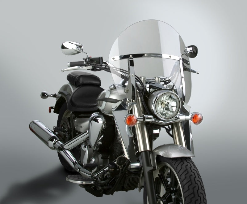 National Cycle N21435 SwitchBlade Chopped Windshield for Kawasaki VN800/900C Vulcan - Clear