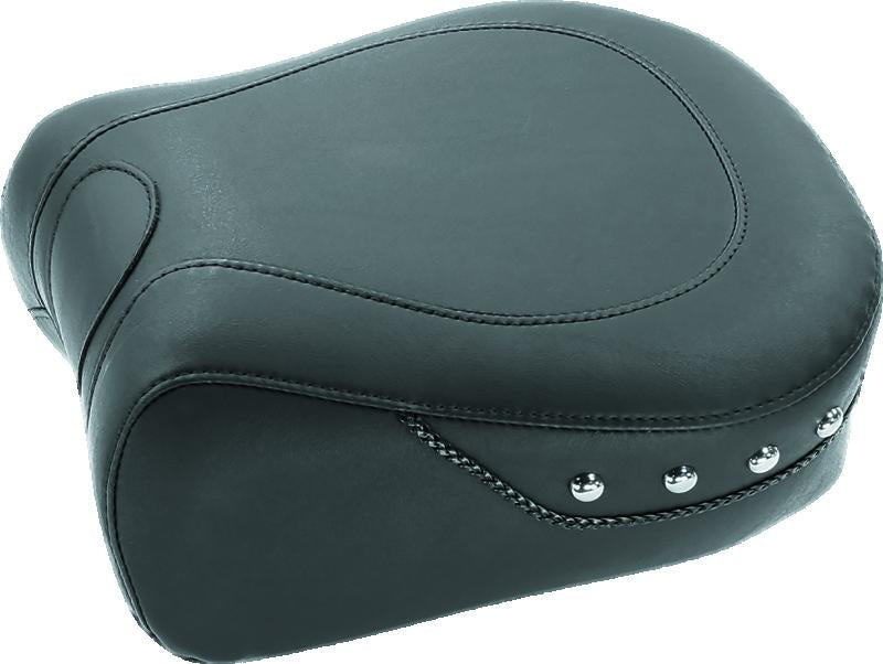 Mustang Motorcycle 08-21 Harley Electra Glide, Road King, Street Glide 1-Piece Seat with Diamond Stitch - Black (Part Number 76981)