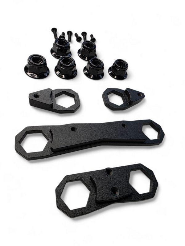 Elektric Offroad Rear Link Nut Plate Kit for 2024+ Can-Am Maverick R – Secure Hardware Locking Solution
