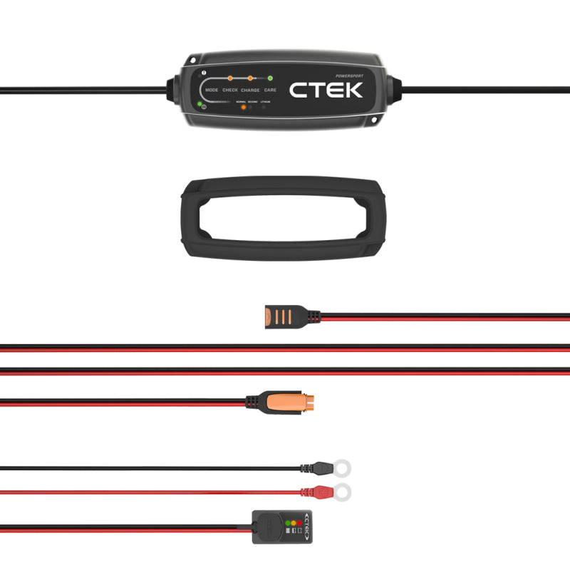 CTEK Ultimate Powersports Battery Maintenance and Charging Kit – Part Number 99-UPOWR-KIT