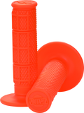 ProTaper 1/3 Waffle Grips - Orange for Powersports with Enhanced Traction and Comfort
