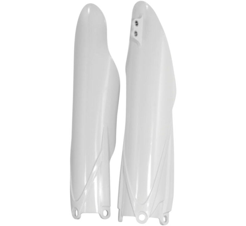 Acerbis Yamaha YZ125-250-450 FX X F Lower Fork Cover Set in White (Part #2171840002)