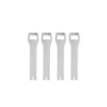 Gaerne GX-J/SG-J Long Strap Replacement in White – Powersports Gear Part 4504-004