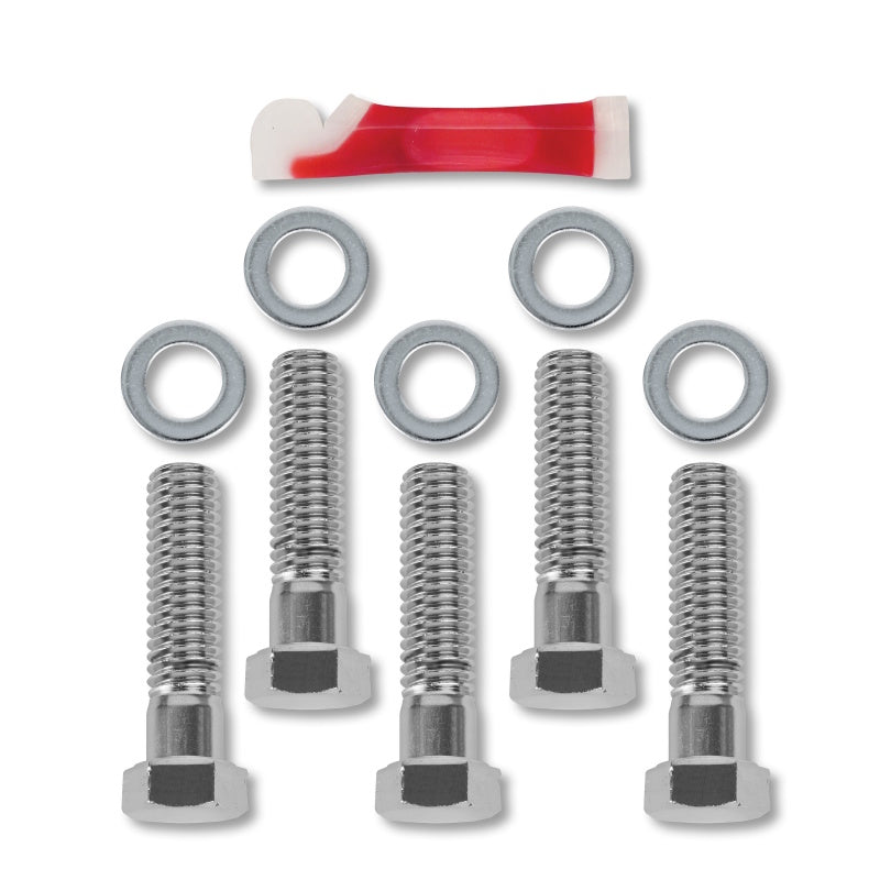 Performance Machine 00-Up HD Bolt Set Pulley in Chrome - Part Number 0109-0055-CH