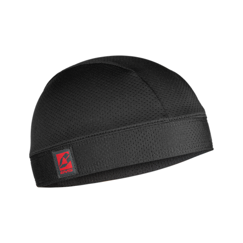 EVS GB Beanie Black - Vented Lycra with Terry Cloth Sweatband for Powersports