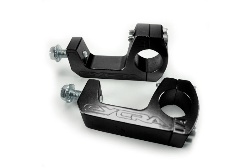 Cycra Renthal Twin Wall Handlebar Clamps for 1-1/8 inch Bars - Black