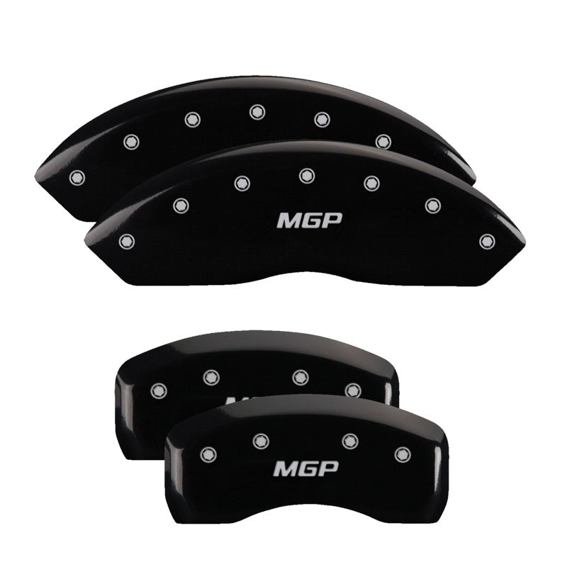MGP Black Finish 4 Caliper Covers for Kia Optima (2018-2020) – Engraved Front & Rear with Silver Characters
