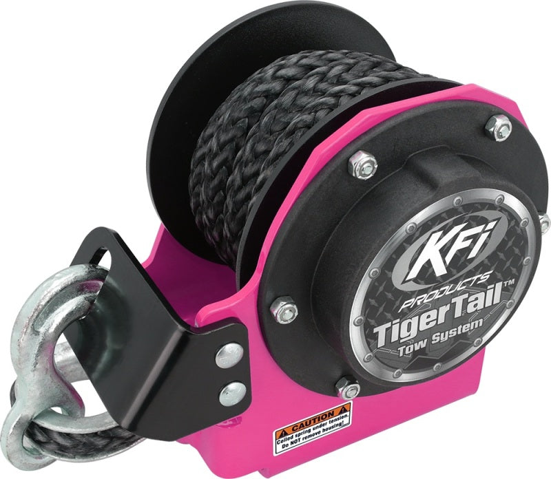 KFI TigerTail Tow System XT - Pink for ATV and UTV Recovery and Towing